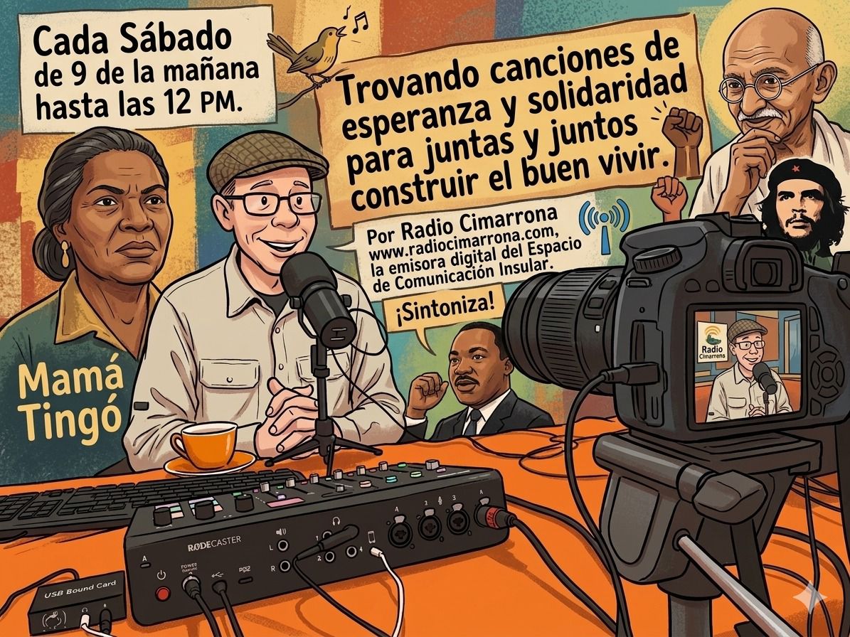 Escucha Trovando cada sábado por Radio Cimarrona de 9 a 12 P.M.