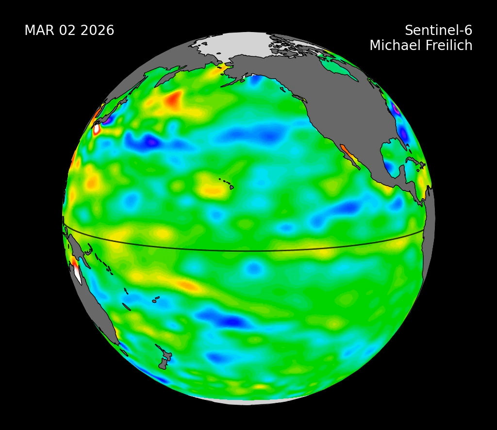 Un fenómeno de El Niño probablemente llegará más adelante en el año